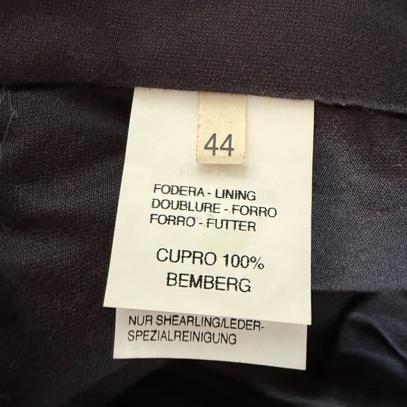 Fratelli Rossetti chocolate brown leather bomber jacket size S - Picture 11 of 12